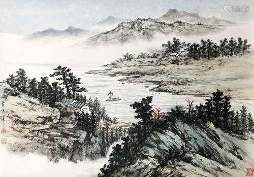 黄君璧  山水