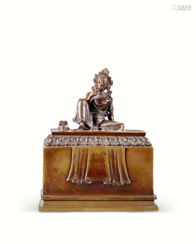 十九世纪 密宗佛教盖盒