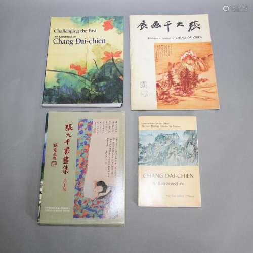 FOUR BOOKS OF ZHANG DAQIAN (1899-1983)