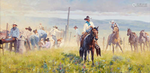 Spring Works 12 x 24in Gary Carter(born 1939)
