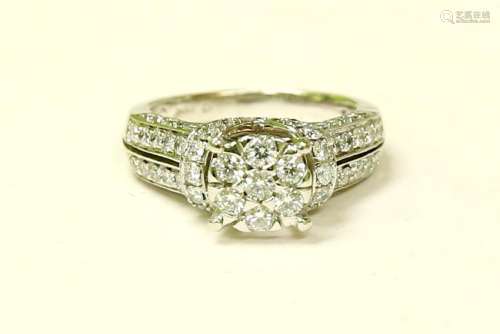 14K Gold, 2.00 Carat VS Diamond Engagement Ring