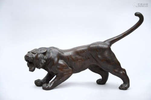 Japanese bronze sculpture 'tiger'