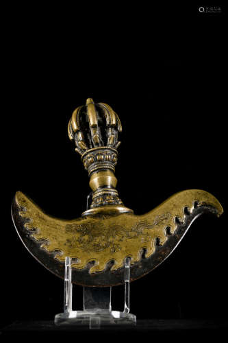 Kartrika knife in bronze 'dragons'