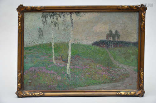 Anonymous: painting (o/c) 'impressionistic landscape'