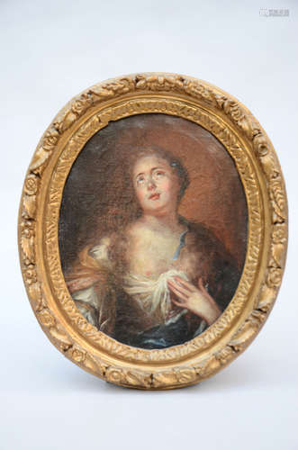 French school: painting (o/c) 'portrait of a lady'