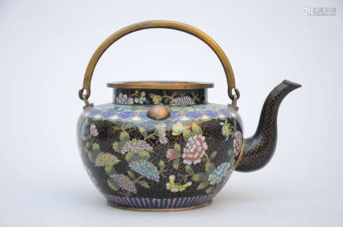 Chinese cloisonnÈ teapot