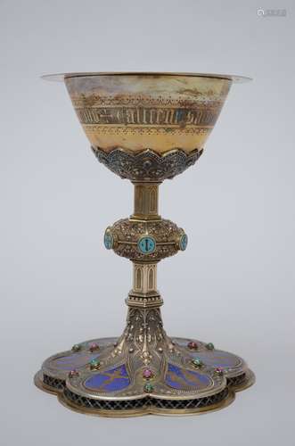 Bourdon: a Gothic revival silver chalice