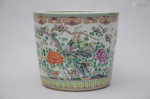 Fishbowl in Chinese porcelain 'birds'