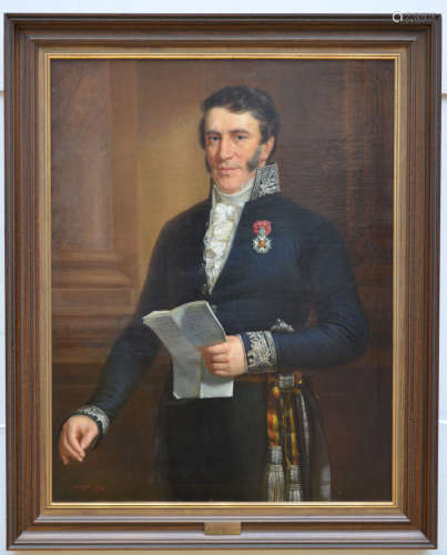 PicquÈ: painting (o/c)  'Portrait of a nobleman'