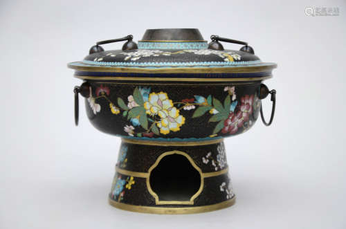 A brazier in Chinese cloisonnÈ