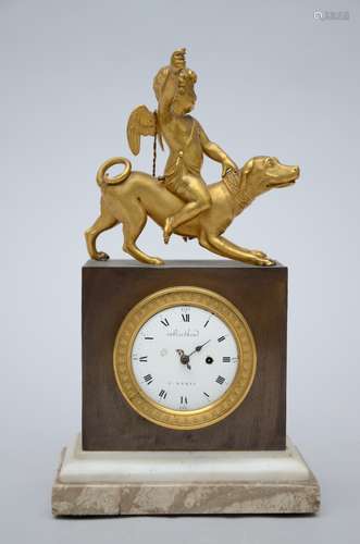 Small bronze clock