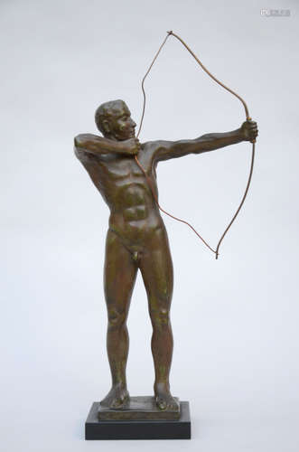 Bronze art deco sculpture 'archer'