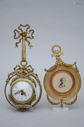 Wall clock Louis XVI style