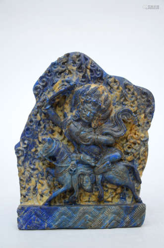 Sculpture in lapis lazuli 'Palden Lhamo'