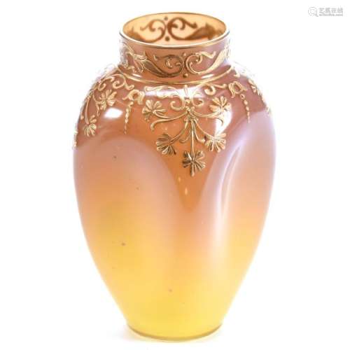 Loetz Art Glass Vase 7.5