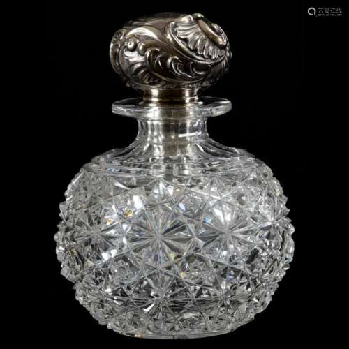 Cologne American Brilliant Cut Glass 7.25