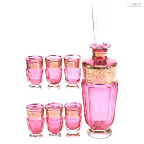 Bohemian Decanter Set