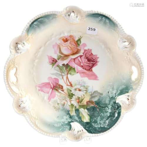 Cake Plate Marked RS Prussia 11