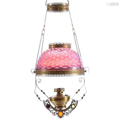 Victorian Hanging Parlor Lamp 14