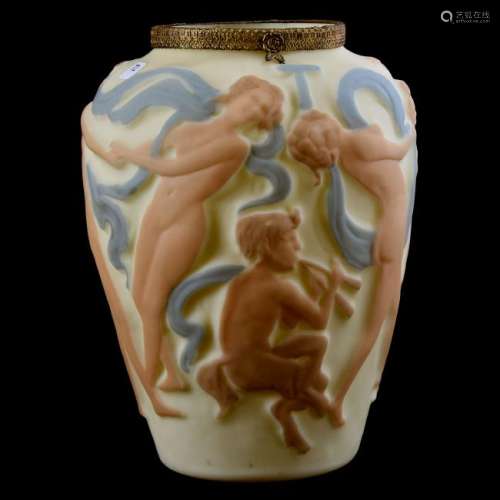 Vase Phoenix / Consolidated Glass 11.5