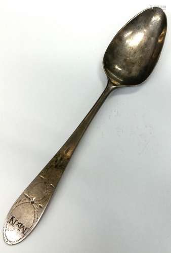 Early American Colonial Coin Silver Small Spoon