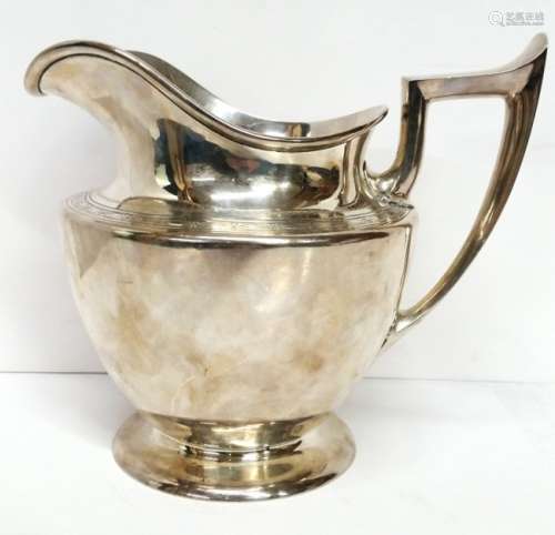 Durgin Antique Sterling Silver Water Pitcher Large