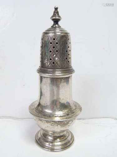 Early American Coin Silver Muffineer Sugar Shaker