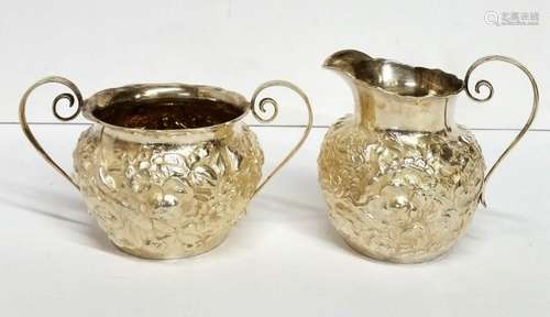 Simons Brothers Antique Sterling Silver Sugar Creamer