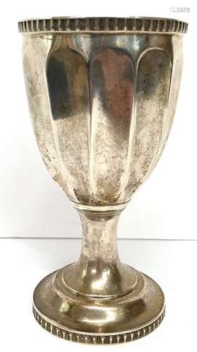William Gale & Son Coin Silver Early Mark Wine Goblet