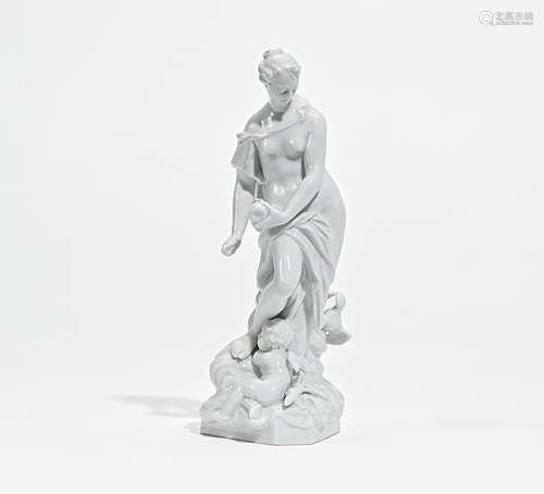 VENUS UND AMOR. KPM. Berlin. Porzellan, weiß. H.24cm. Zeptermarke. Zustand B. Sonderregelungen Art &