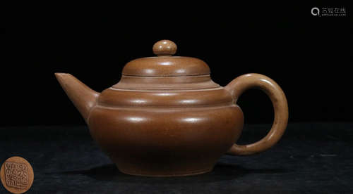 AN OLD ZISHA TEA POT