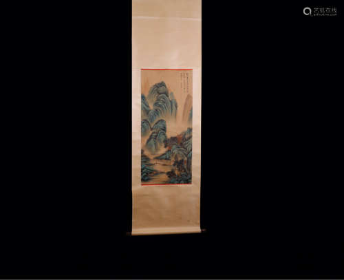 17-19TH CENTURY, A JINTINGBIAO LANDSCAPE PAINTING, QING DYNASTY