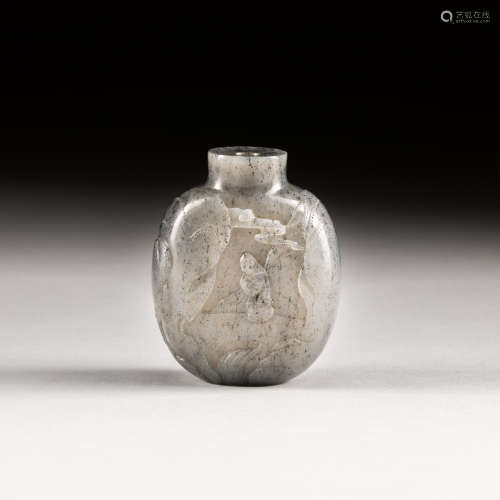 Chinese Antique Jade Snuff Bottle