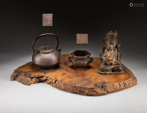 Set Of Chinese/Japanese Antique Buddha