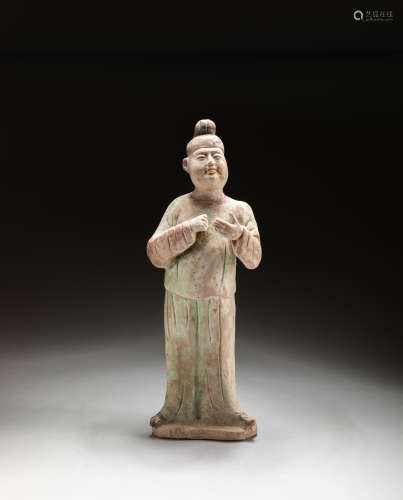 REPAIRED Ming Antique Pottery Figure