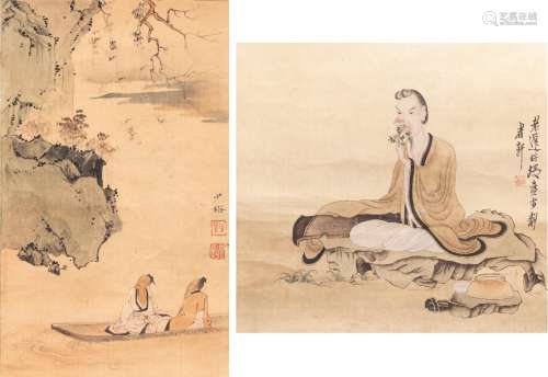 Set Of Two Chinese Painting