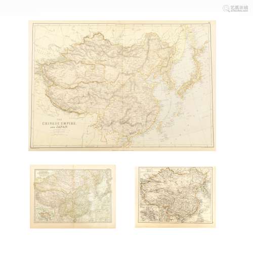 Group 1840-1870 Antique China&Russia Maps