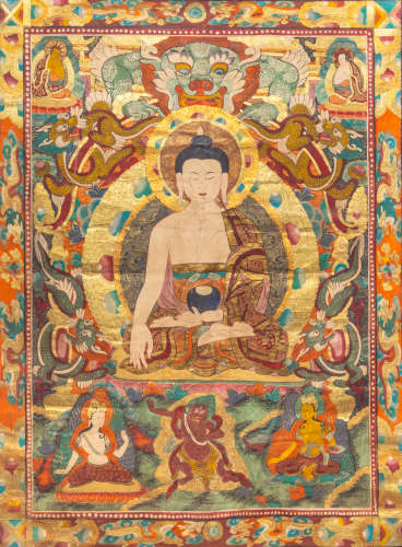 Chinese Antique Thangka