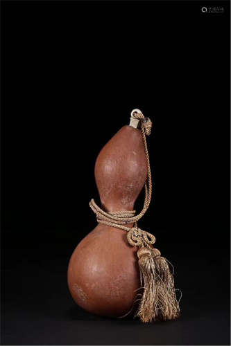 17-19TH CENTURY, A NATURAL SCAR PATTERN CALABASH, QING DYNASTY