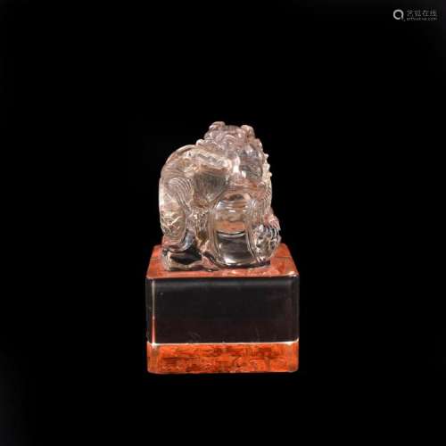 QING DRAGON CRYSTAL SEAL