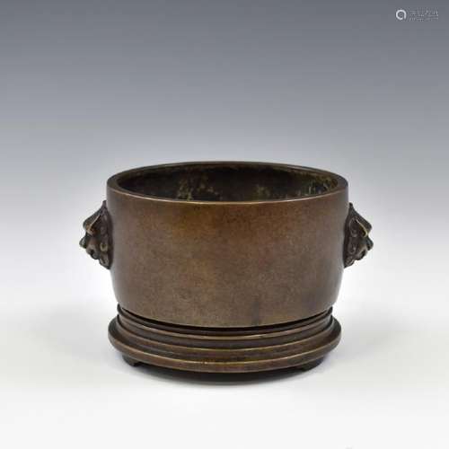 QIANLONG BRONZE CENSER