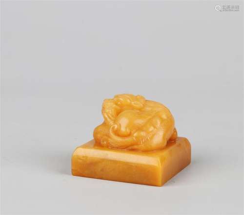 CHINESE TIANHUANG STONE BEAST SEAL