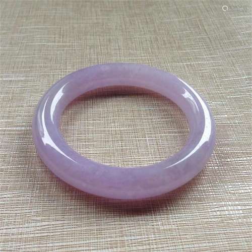 NATURAL PURPLE JADEITE BANGLE