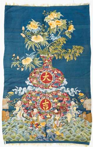 CHINESE KESI EMBROIDERY TAPESTRY