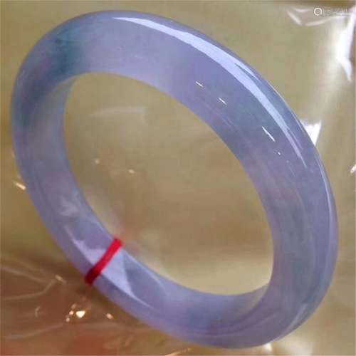 NATURAL PURPLE JADEITE BANGLE