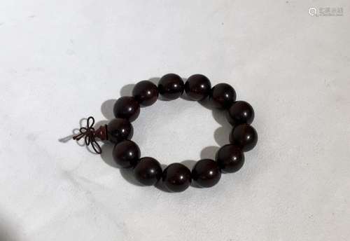 A zitan carved bracelet