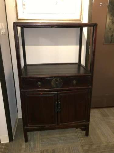 19th C. rosewood cabinet