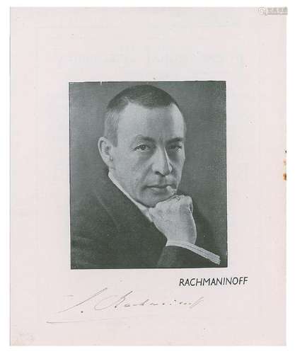 Sergei Rachmaninoff