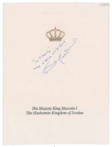 King Hussein