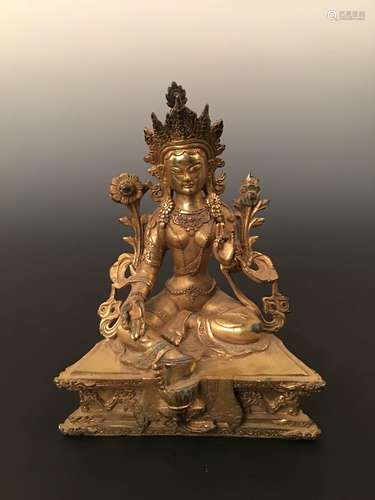 Gilt Bronze Buddha